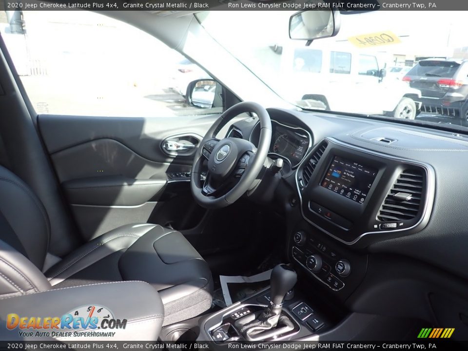 2020 Jeep Cherokee Latitude Plus 4x4 Granite Crystal Metallic / Black Photo #11