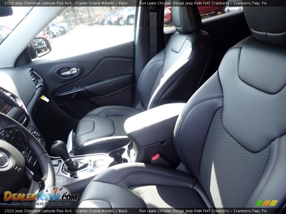 2020 Jeep Cherokee Latitude Plus 4x4 Granite Crystal Metallic / Black Photo #13