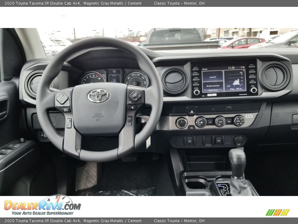 2020 Toyota Tacoma SR Double Cab 4x4 Magnetic Gray Metallic / Cement Photo #3