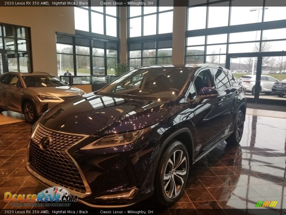 2020 Lexus RX 350 AWD Nightfall Mica / Black Photo #1