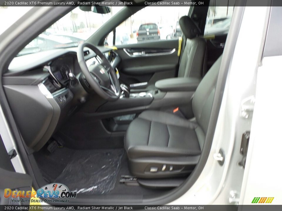 2020 Cadillac XT6 Premium Luxury AWD Radiant Silver Metallic / Jet Black Photo #3