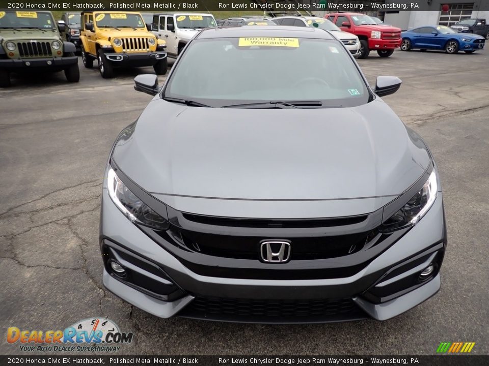 2020 Honda Civic EX Hatchback Polished Metal Metallic / Black Photo #8
