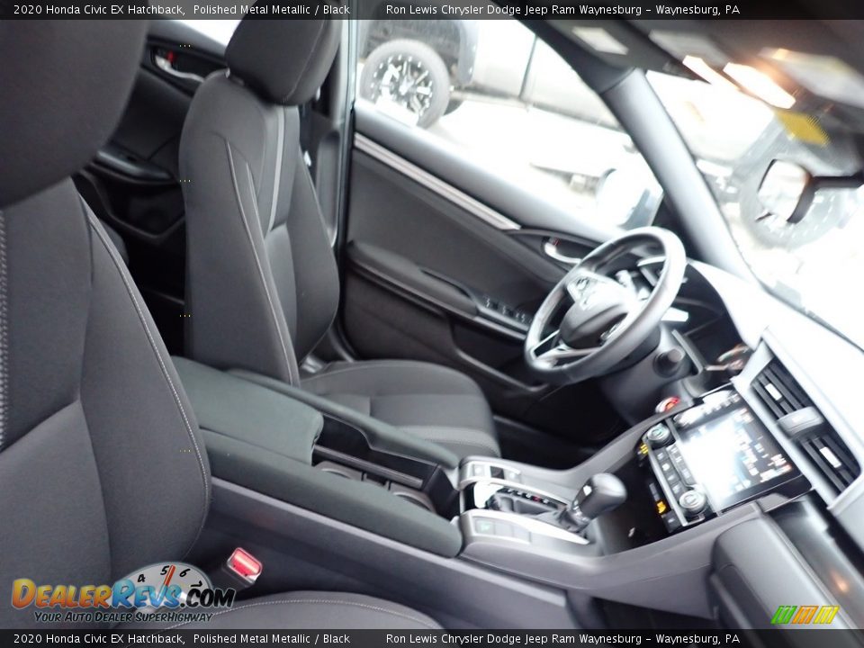 2020 Honda Civic EX Hatchback Polished Metal Metallic / Black Photo #9