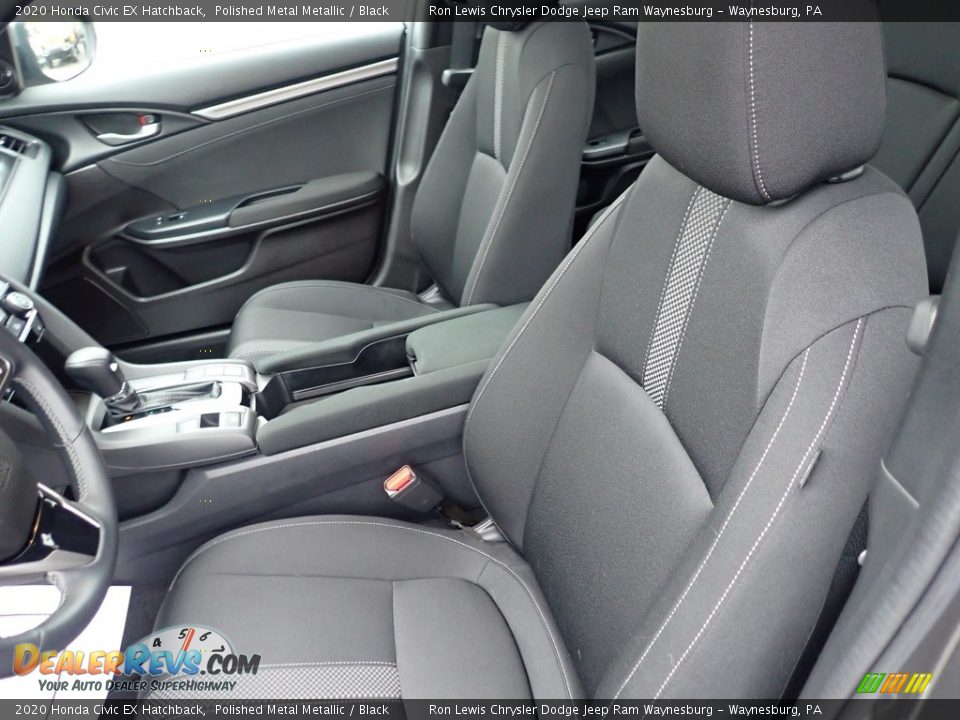 2020 Honda Civic EX Hatchback Polished Metal Metallic / Black Photo #13