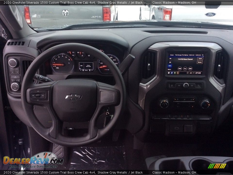 2020 Chevrolet Silverado 1500 Custom Trail Boss Crew Cab 4x4 Shadow Gray Metallic / Jet Black Photo #3