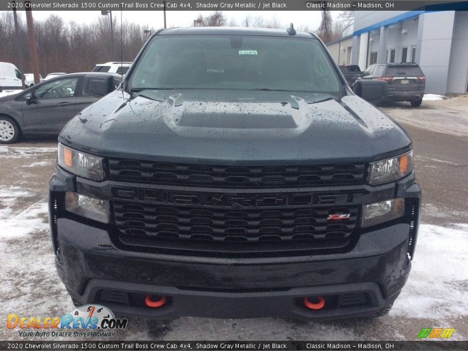2020 Chevrolet Silverado 1500 Custom Trail Boss Crew Cab 4x4 Shadow Gray Metallic / Jet Black Photo #4