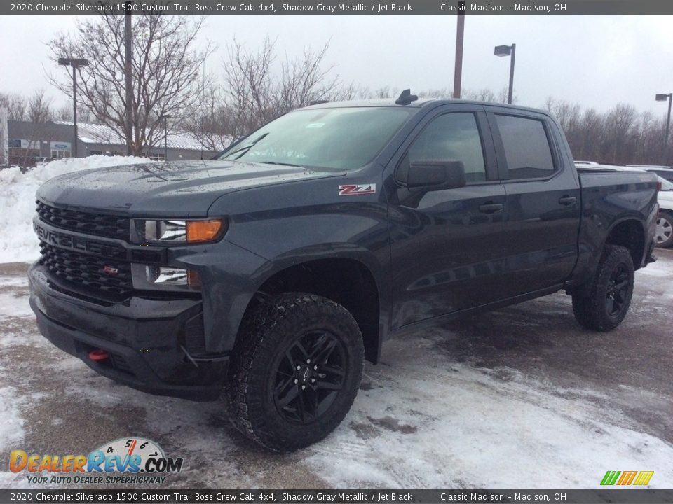 2020 Chevrolet Silverado 1500 Custom Trail Boss Crew Cab 4x4 Shadow Gray Metallic / Jet Black Photo #5