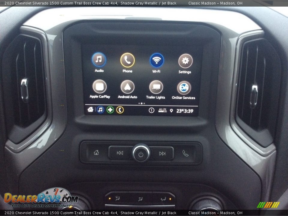 2020 Chevrolet Silverado 1500 Custom Trail Boss Crew Cab 4x4 Shadow Gray Metallic / Jet Black Photo #14