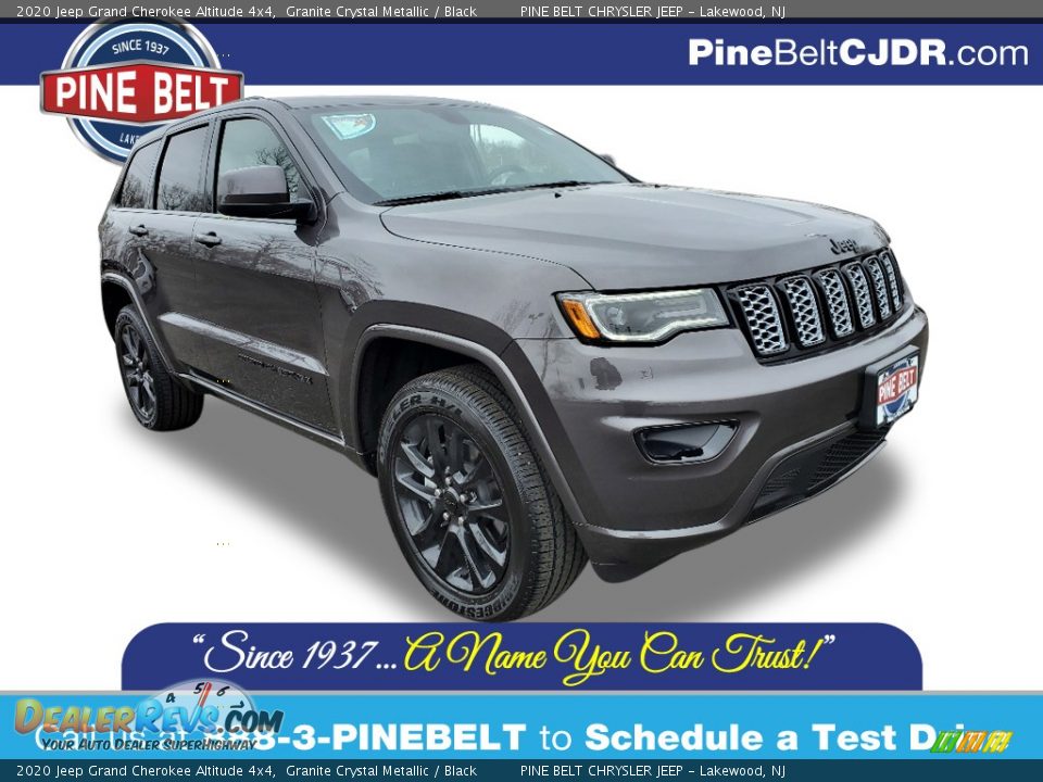 2020 Jeep Grand Cherokee Altitude 4x4 Granite Crystal Metallic / Black Photo #1