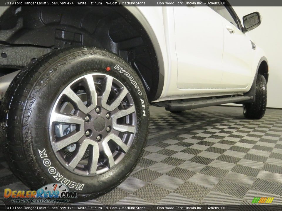 2019 Ford Ranger Lariat SuperCrew 4x4 White Platinum Tri-Coat / Medium Stone Photo #15