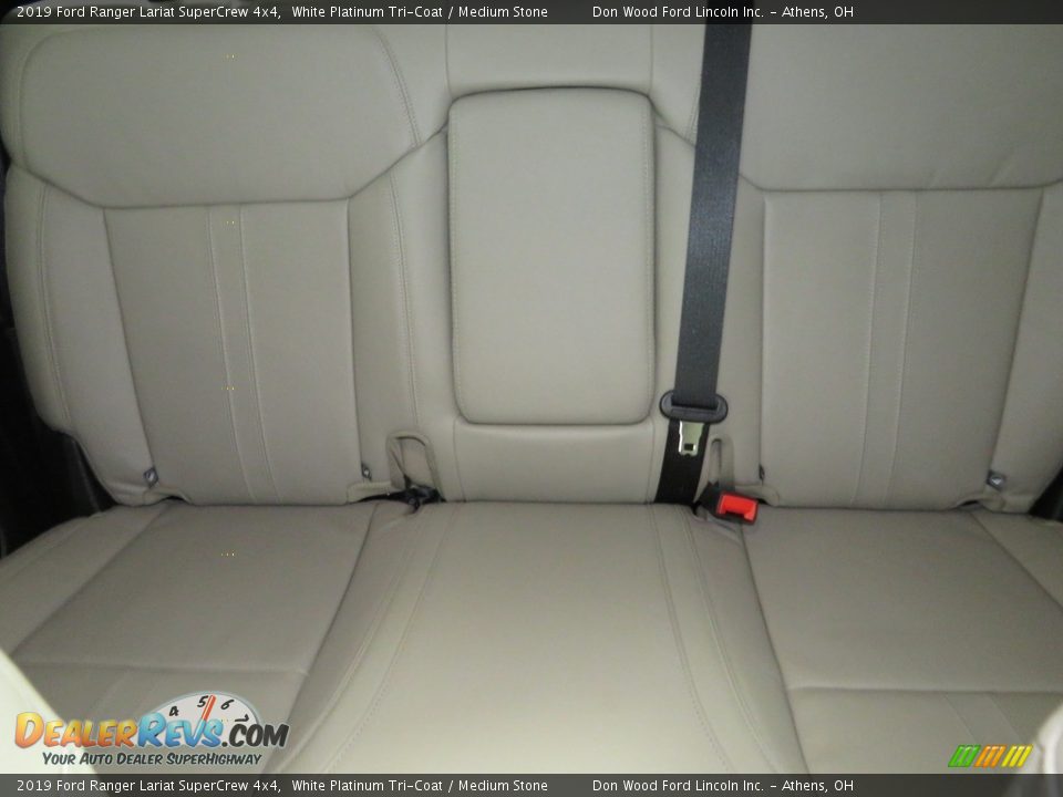 2019 Ford Ranger Lariat SuperCrew 4x4 White Platinum Tri-Coat / Medium Stone Photo #19