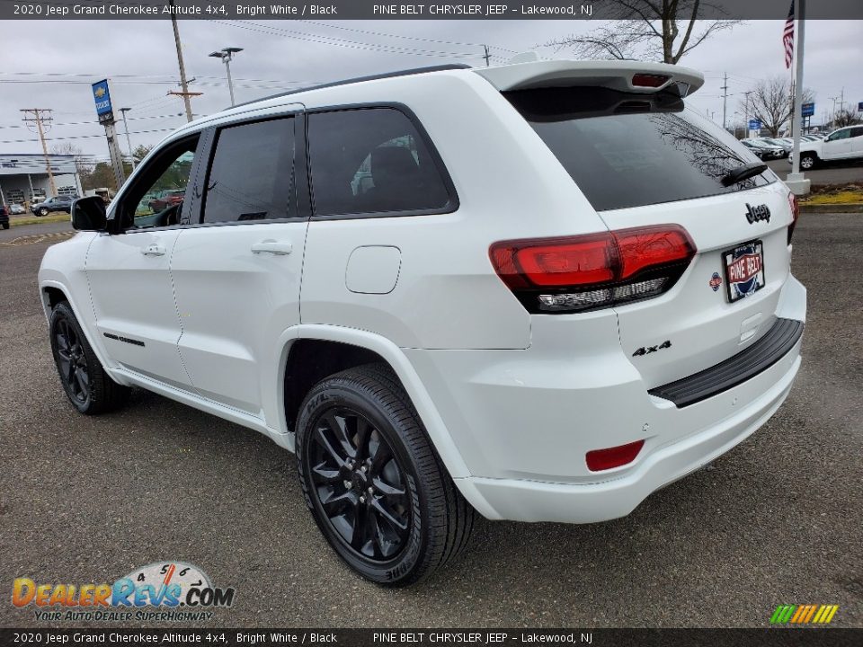 2020 Jeep Grand Cherokee Altitude 4x4 Bright White / Black Photo #4