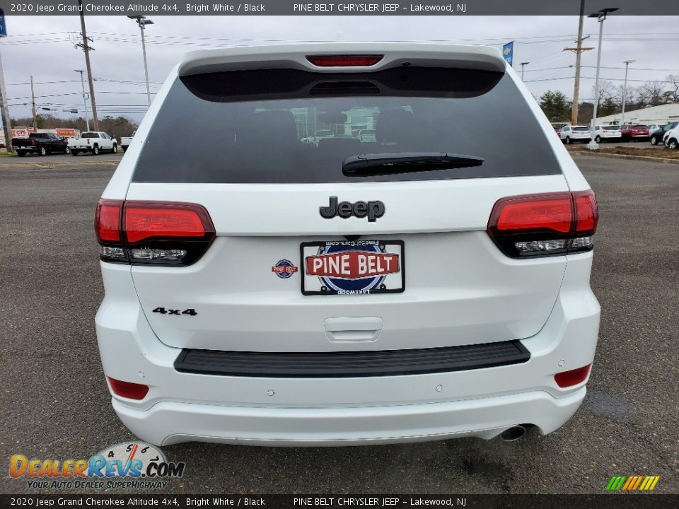 2020 Jeep Grand Cherokee Altitude 4x4 Bright White / Black Photo #5