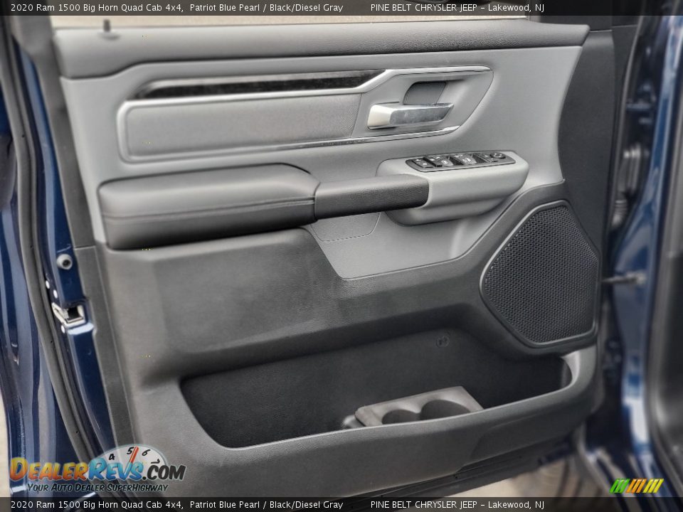 Door Panel of 2020 Ram 1500 Big Horn Quad Cab 4x4 Photo #8