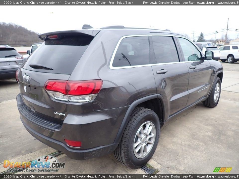 2020 Jeep Grand Cherokee Laredo 4x4 Granite Crystal Metallic / Light Frost Beige/Black Photo #5