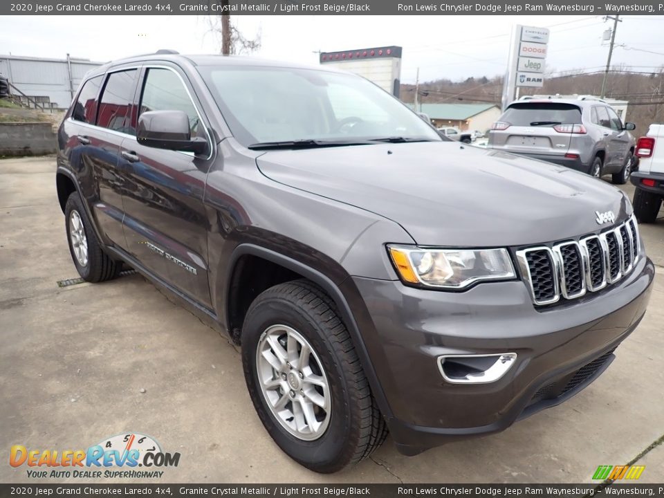 2020 Jeep Grand Cherokee Laredo 4x4 Granite Crystal Metallic / Light Frost Beige/Black Photo #6