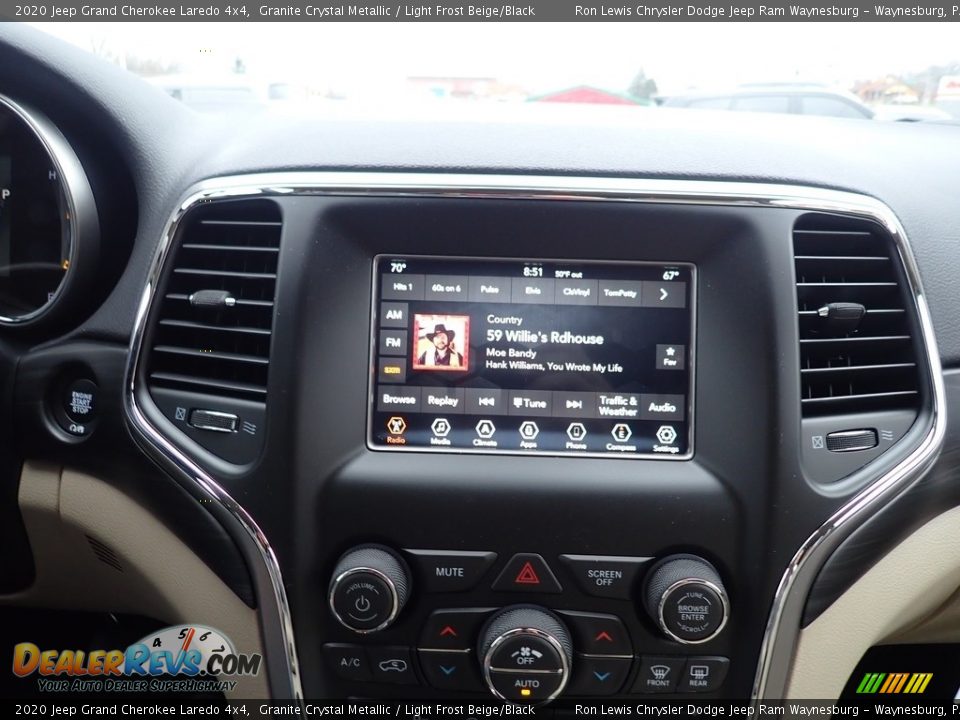 2020 Jeep Grand Cherokee Laredo 4x4 Granite Crystal Metallic / Light Frost Beige/Black Photo #14