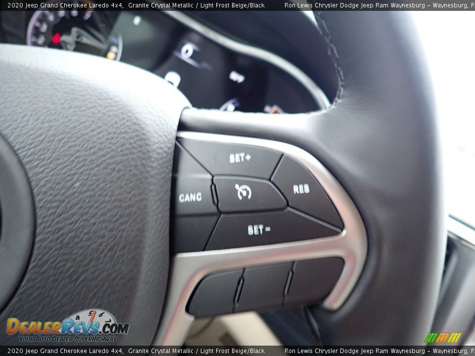 2020 Jeep Grand Cherokee Laredo 4x4 Granite Crystal Metallic / Light Frost Beige/Black Photo #16