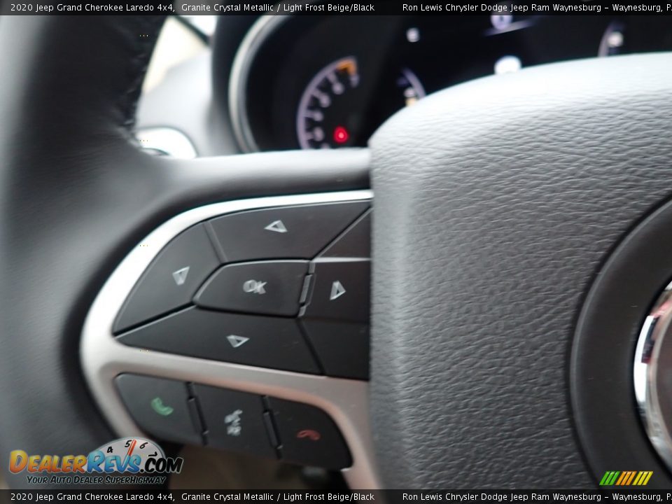 2020 Jeep Grand Cherokee Laredo 4x4 Granite Crystal Metallic / Light Frost Beige/Black Photo #17