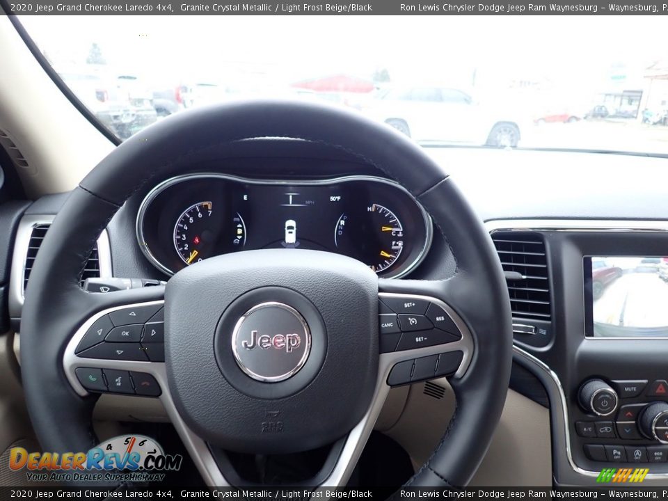 2020 Jeep Grand Cherokee Laredo 4x4 Granite Crystal Metallic / Light Frost Beige/Black Photo #20
