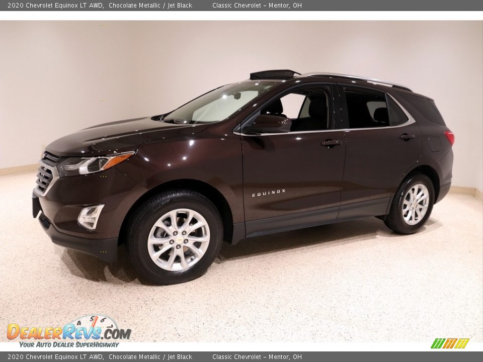 2020 Chevrolet Equinox LT AWD Chocolate Metallic / Jet Black Photo #3