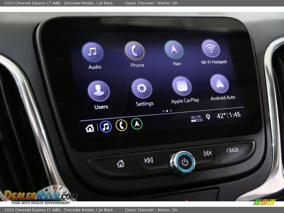 2020 Chevrolet Equinox LT AWD Chocolate Metallic / Jet Black Photo #9