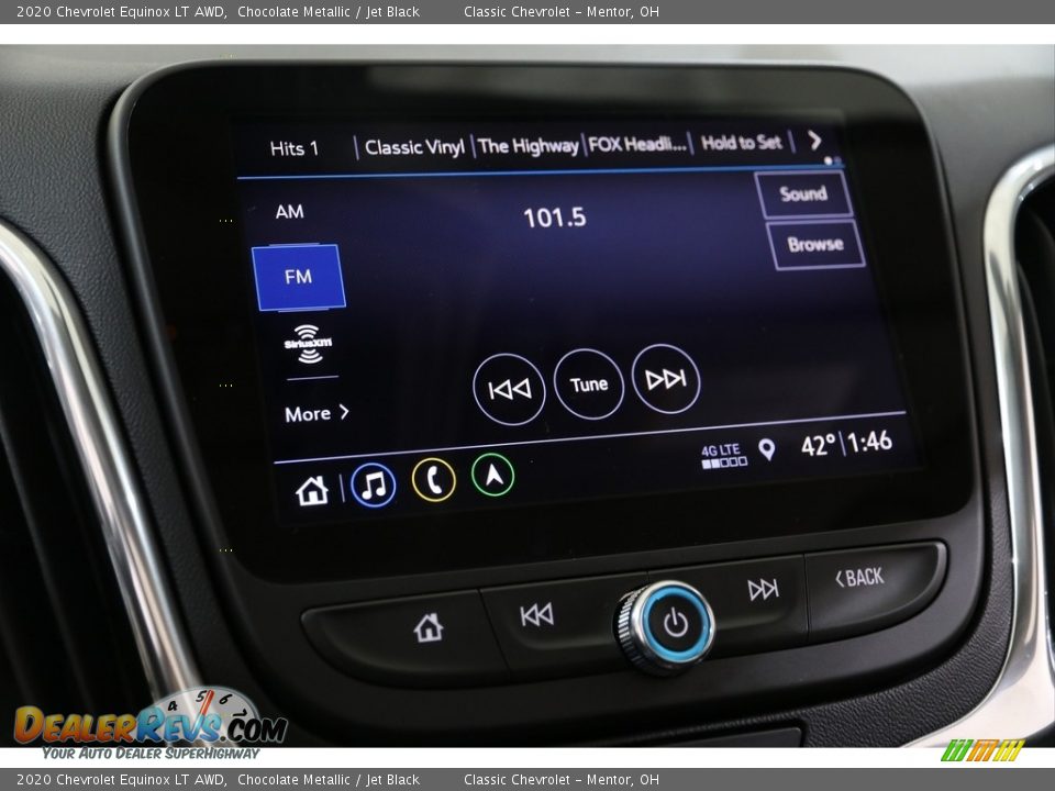 2020 Chevrolet Equinox LT AWD Chocolate Metallic / Jet Black Photo #10