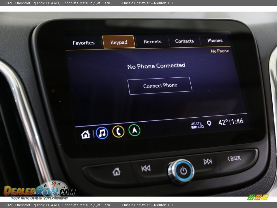 2020 Chevrolet Equinox LT AWD Chocolate Metallic / Jet Black Photo #11