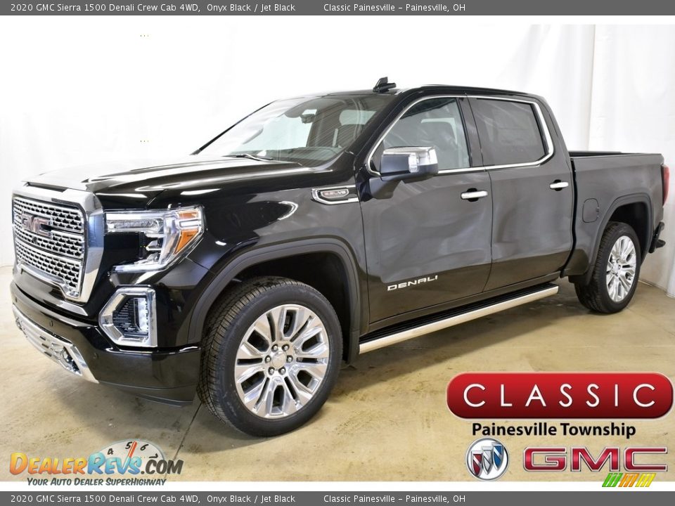2020 GMC Sierra 1500 Denali Crew Cab 4WD Onyx Black / Jet Black Photo #1