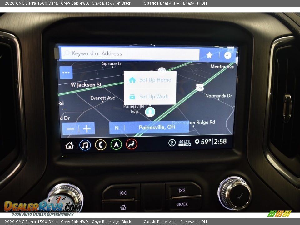 2020 GMC Sierra 1500 Denali Crew Cab 4WD Onyx Black / Jet Black Photo #3