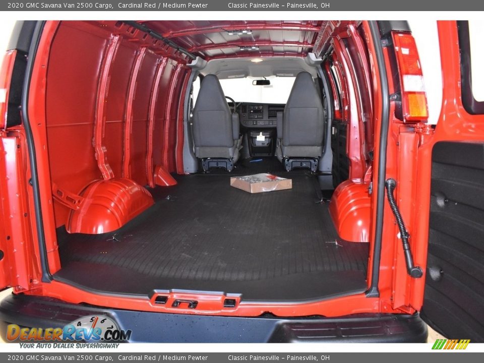 2020 GMC Savana Van 2500 Cargo Cardinal Red / Medium Pewter Photo #6