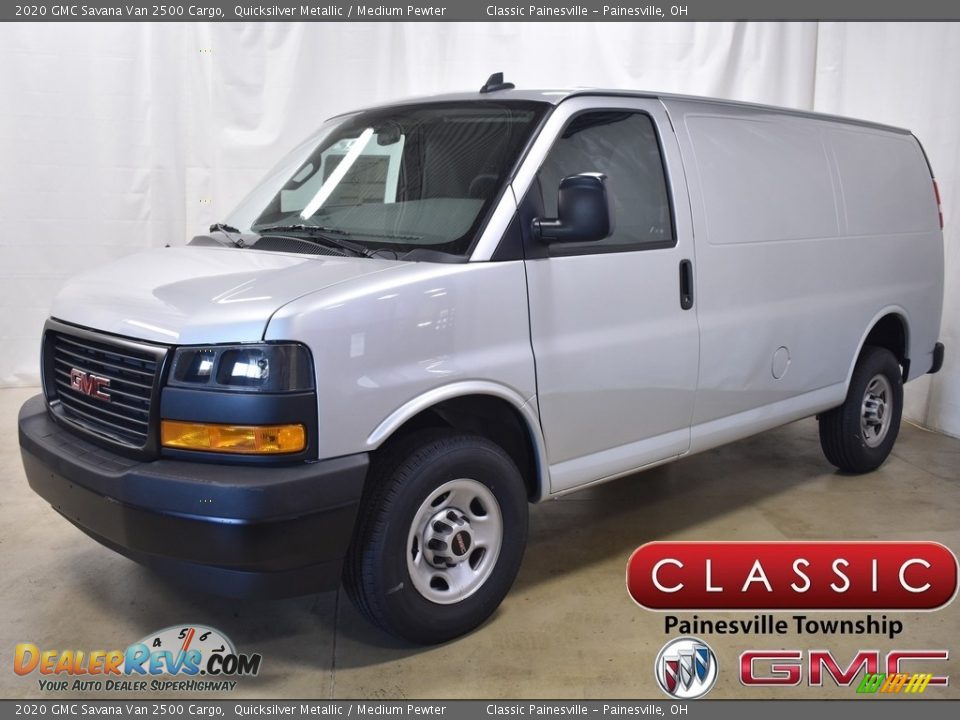 2020 GMC Savana Van 2500 Cargo Quicksilver Metallic / Medium Pewter Photo #1