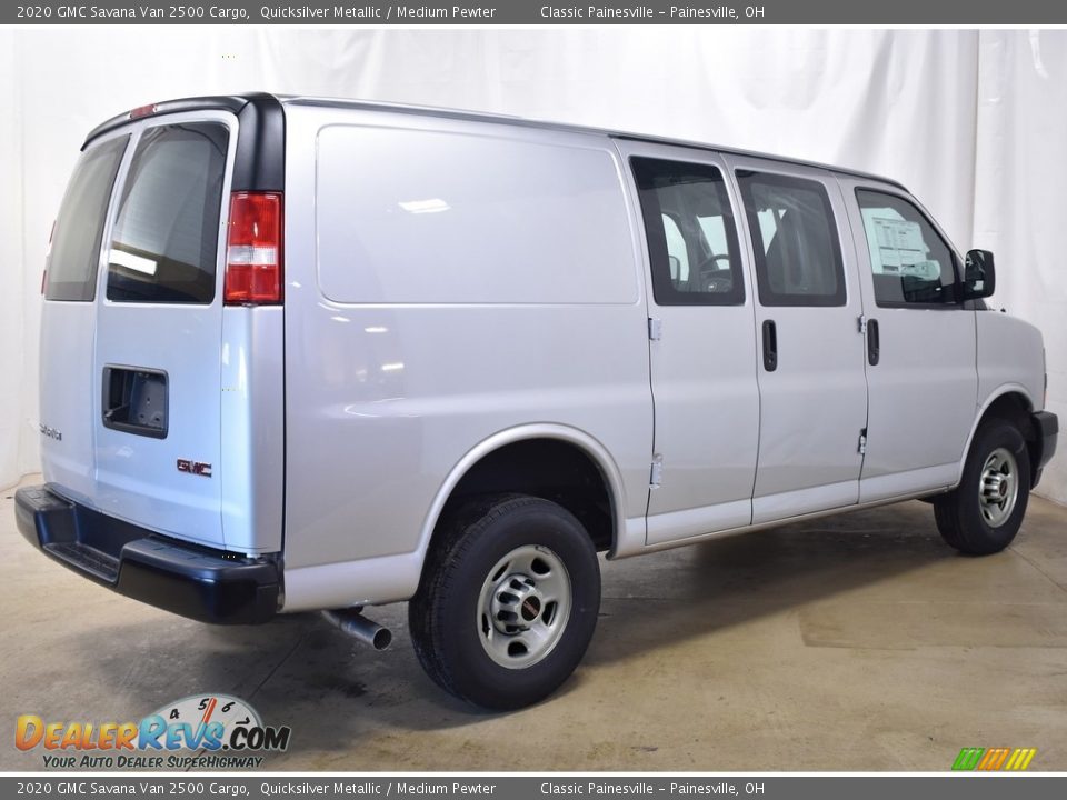 2020 GMC Savana Van 2500 Cargo Quicksilver Metallic / Medium Pewter Photo #2