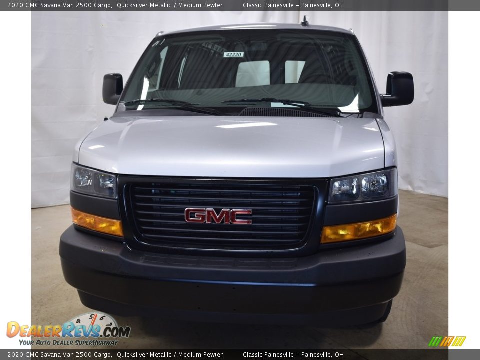 2020 GMC Savana Van 2500 Cargo Quicksilver Metallic / Medium Pewter Photo #4