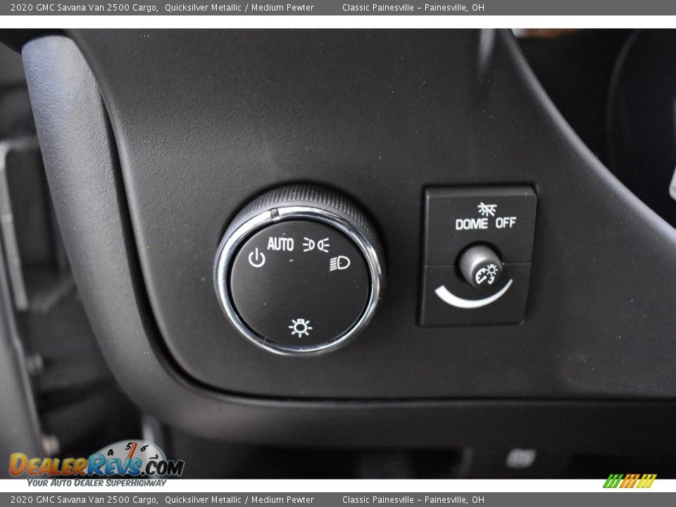 2020 GMC Savana Van 2500 Cargo Quicksilver Metallic / Medium Pewter Photo #8