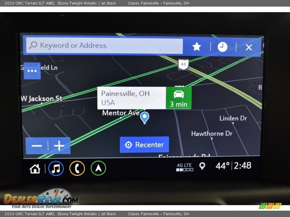 2020 GMC Terrain SLT AWD Ebony Twilight Metallic / Jet Black Photo #3