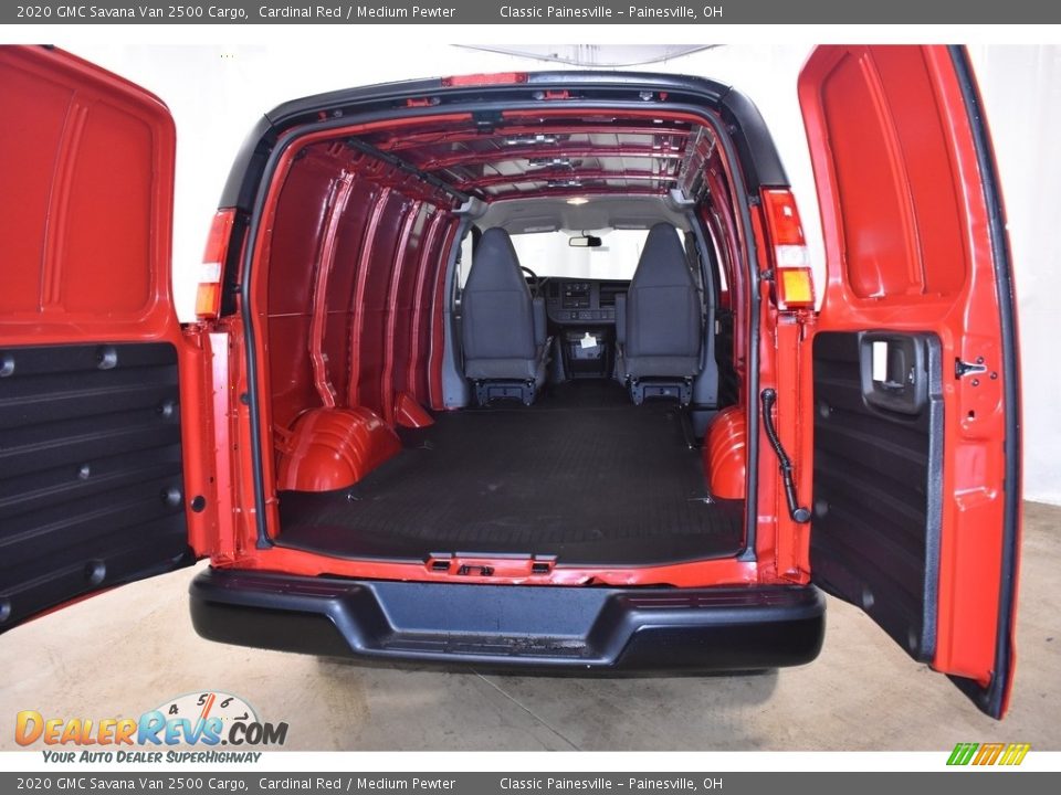2020 GMC Savana Van 2500 Cargo Cardinal Red / Medium Pewter Photo #6