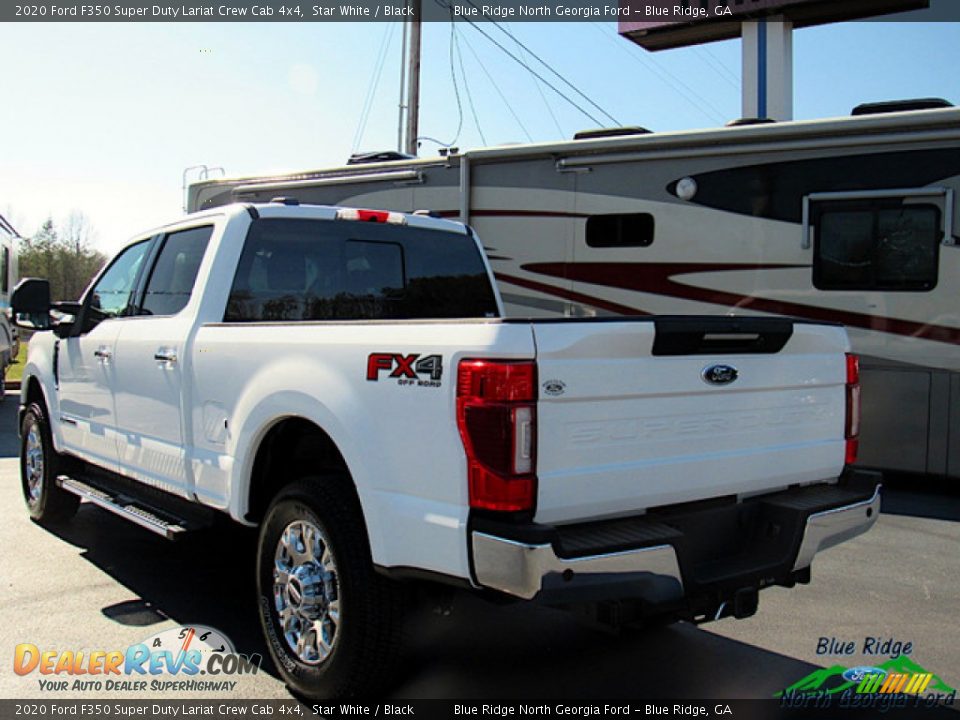 2020 Ford F350 Super Duty Lariat Crew Cab 4x4 Star White / Black Photo #3