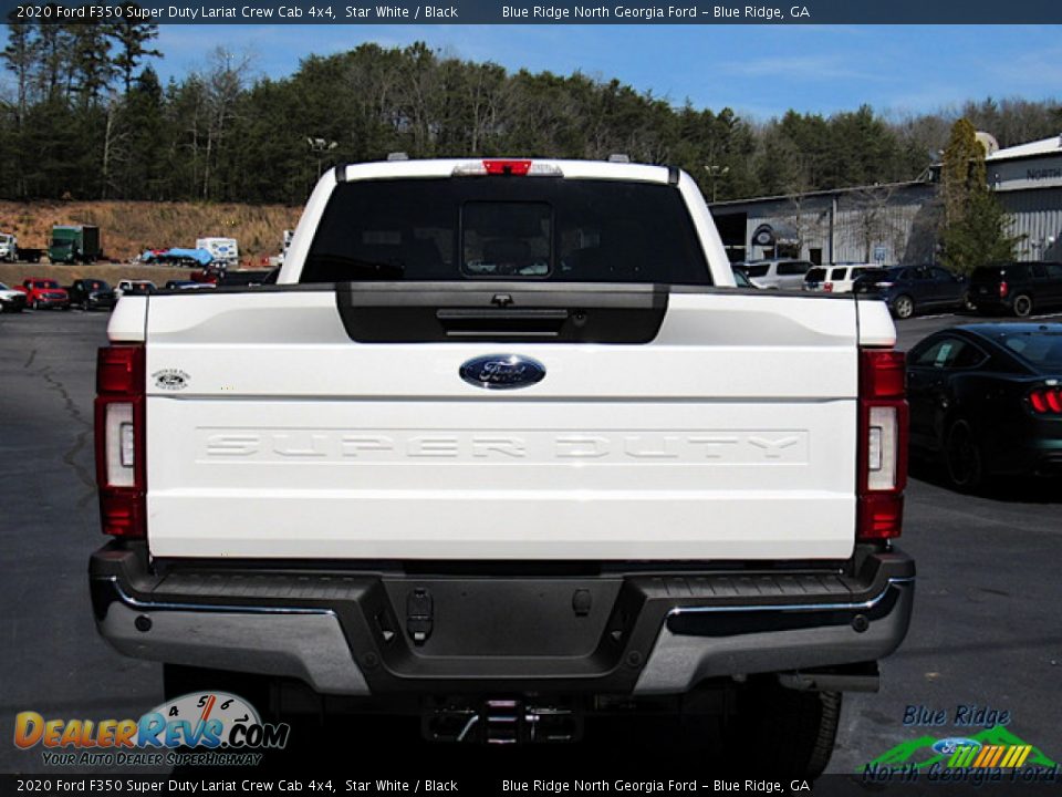 2020 Ford F350 Super Duty Lariat Crew Cab 4x4 Star White / Black Photo #4