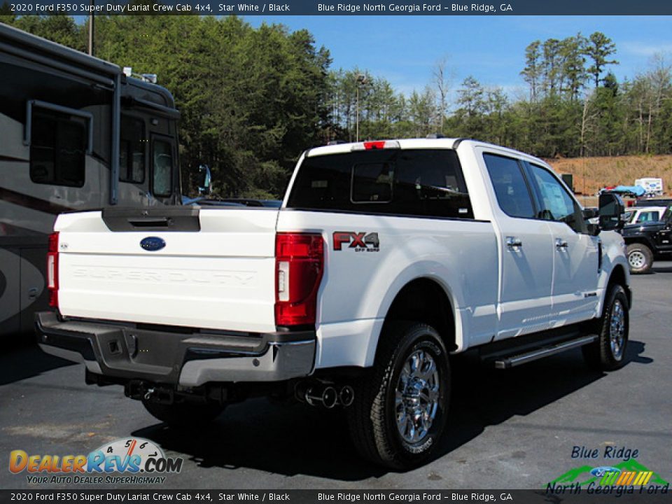 2020 Ford F350 Super Duty Lariat Crew Cab 4x4 Star White / Black Photo #5