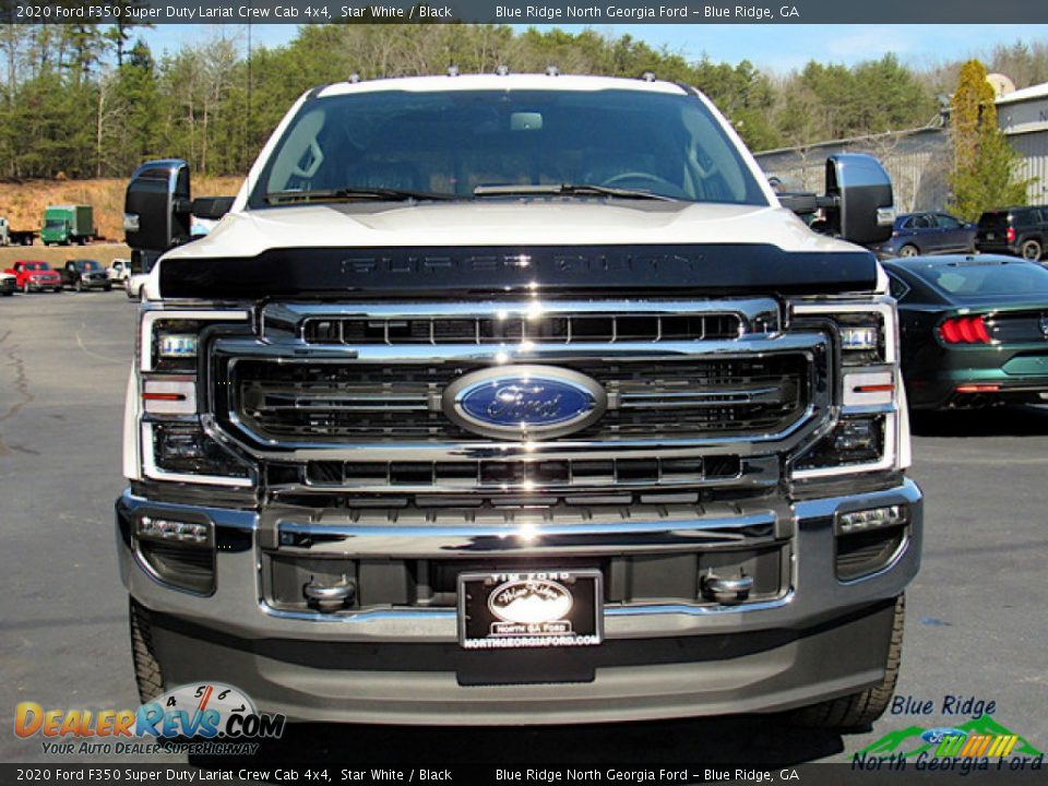 2020 Ford F350 Super Duty Lariat Crew Cab 4x4 Star White / Black Photo #8