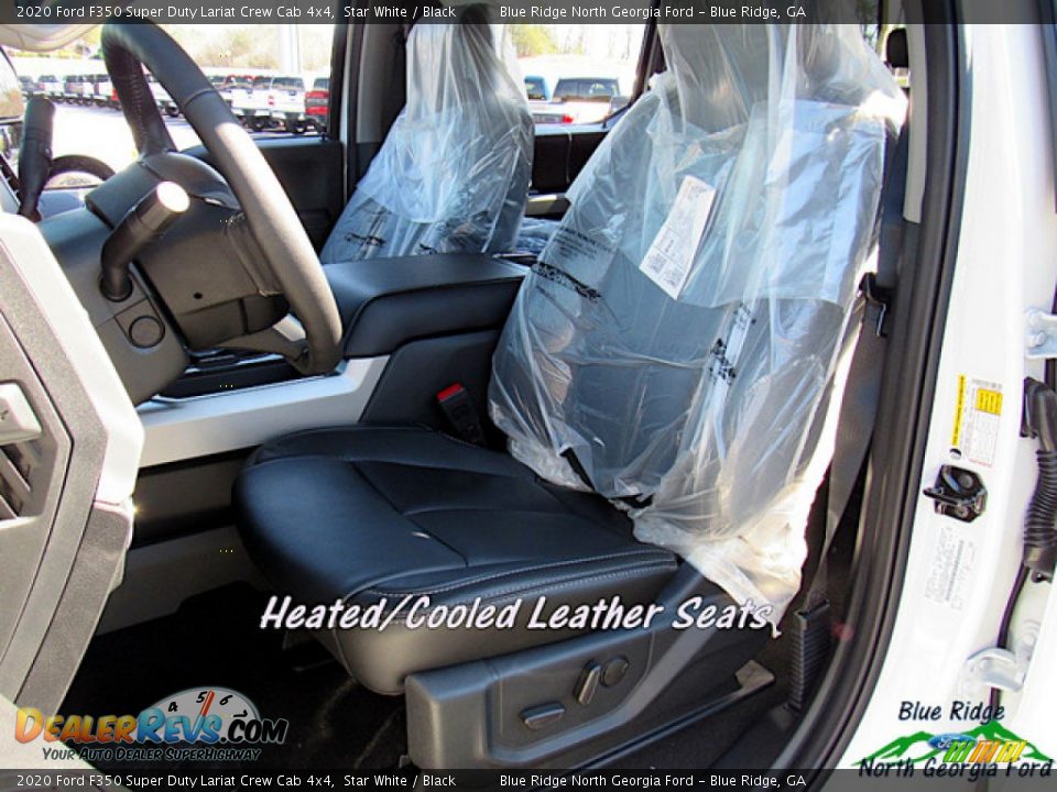2020 Ford F350 Super Duty Lariat Crew Cab 4x4 Star White / Black Photo #10
