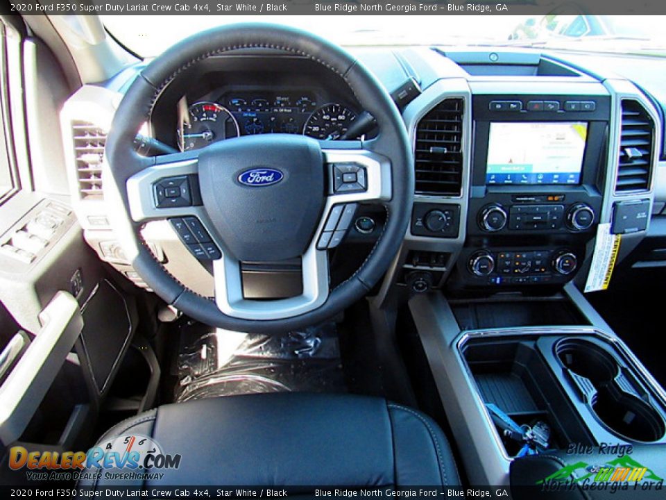 2020 Ford F350 Super Duty Lariat Crew Cab 4x4 Star White / Black Photo #14