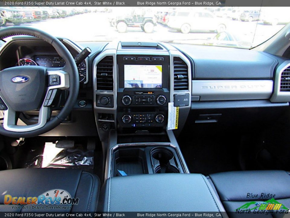 2020 Ford F350 Super Duty Lariat Crew Cab 4x4 Star White / Black Photo #15