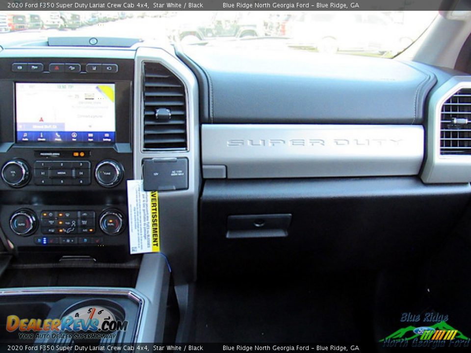 2020 Ford F350 Super Duty Lariat Crew Cab 4x4 Star White / Black Photo #16