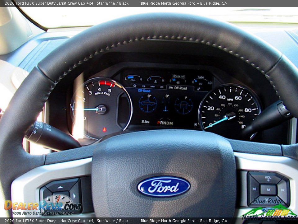 2020 Ford F350 Super Duty Lariat Crew Cab 4x4 Star White / Black Photo #17