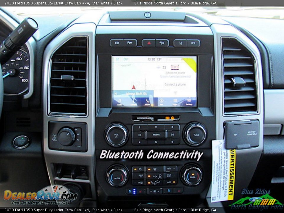 2020 Ford F350 Super Duty Lariat Crew Cab 4x4 Star White / Black Photo #18