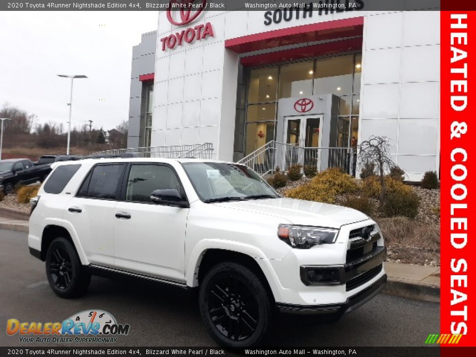 2020 Toyota 4Runner Nightshade Edition 4x4 Blizzard White Pearl / Black Photo #1