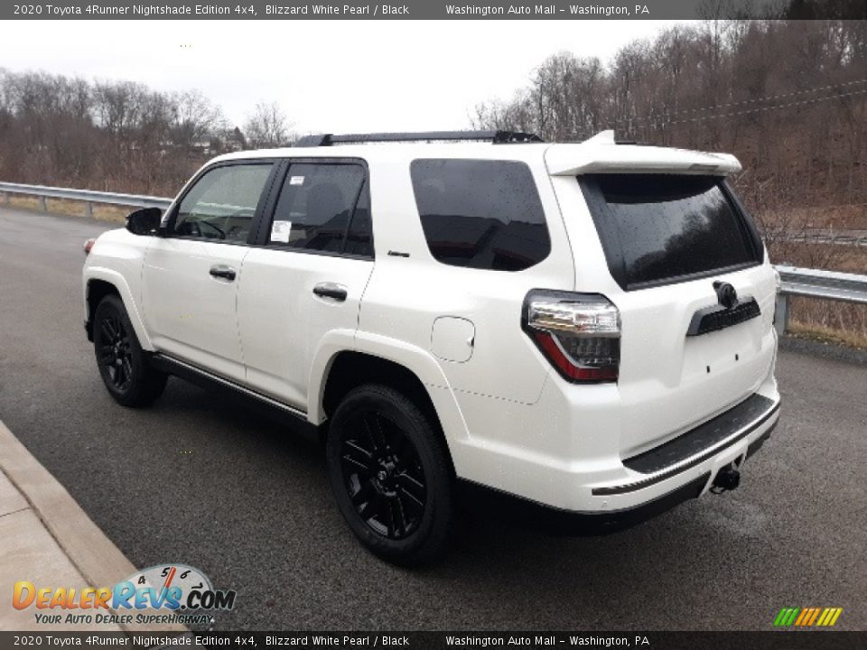 2020 Toyota 4Runner Nightshade Edition 4x4 Blizzard White Pearl / Black Photo #2