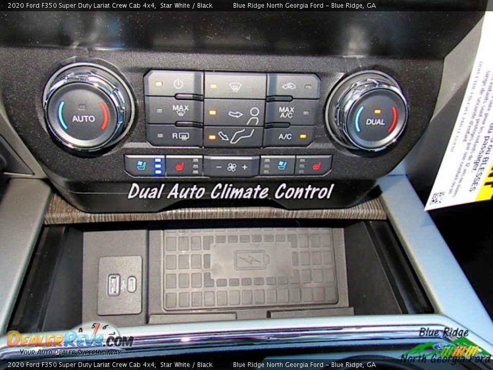 2020 Ford F350 Super Duty Lariat Crew Cab 4x4 Star White / Black Photo #25